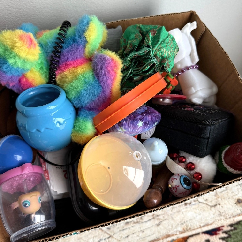 9 lbs Mixed Kids Toy Lot Fidget 3D Toys Plush Rainbow Sensory Novelty Assortment